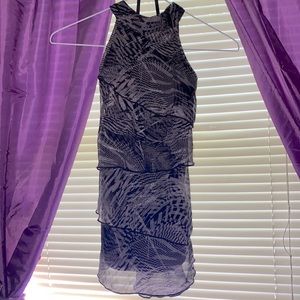 IZ Byer halter ruffle blouse